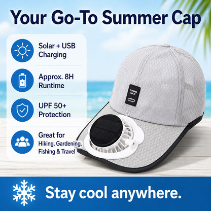 VentoGear Solar Fan Cooling Cap